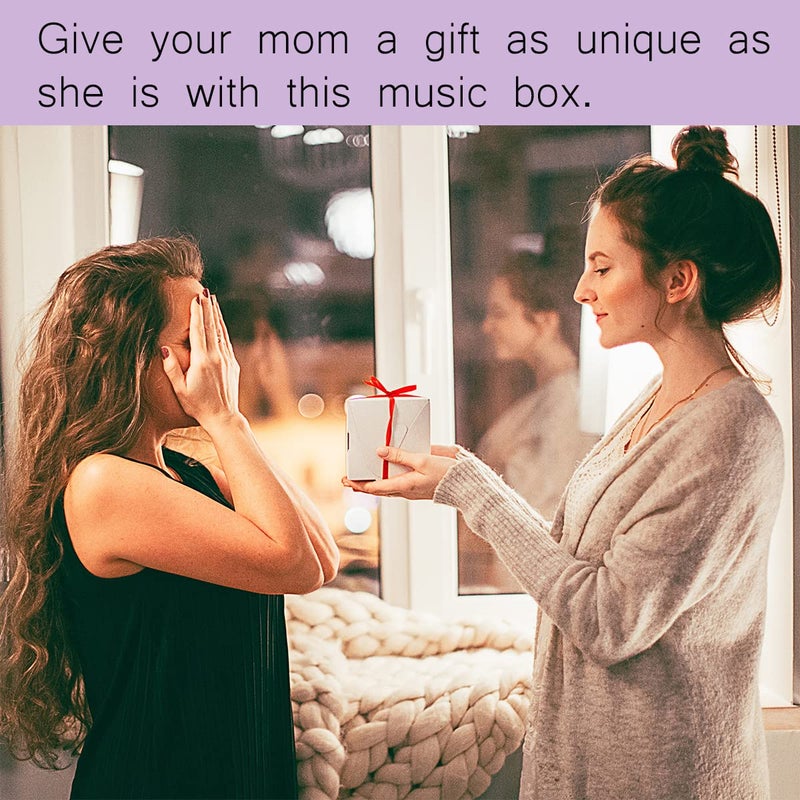 Sooharic Gifts for Mom from Daughter, Music Box for Mom Gifts from Daughter, Suitable for Birthday/Christmas/Mother's Day/Keepsake - Image 4